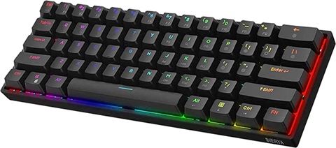 Dierya DK61 61 Keys Mechanical Gaming Keyboard (Yellow Switch), B - CeX ...